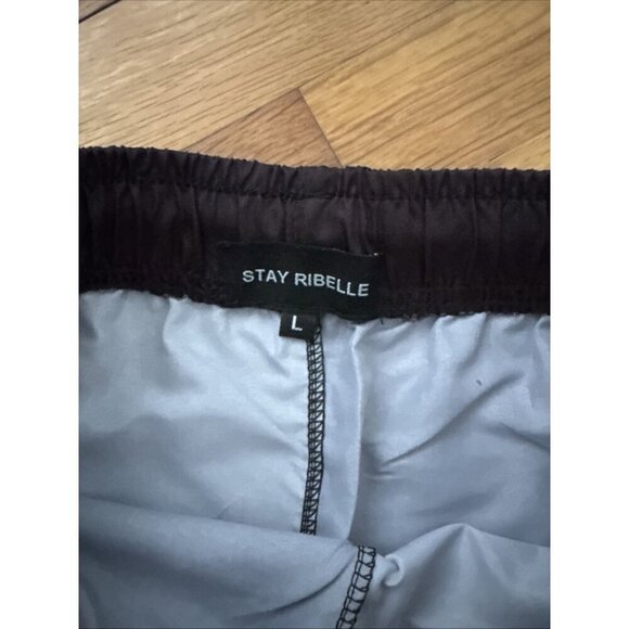 Stay Ribelle Men's Black Shorts Performers Size L - Picture 3 of 4